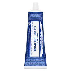 Bottle of Dr. Bronner's All-One Toothpaste Peppermint 5oz