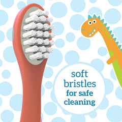 Side view of Dr. Brown's Dinosaur Toddler Toothbrush