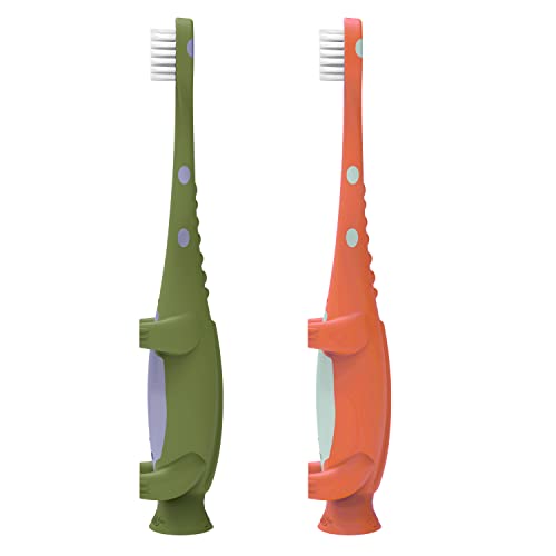 Close-up of the toothbrush bristles