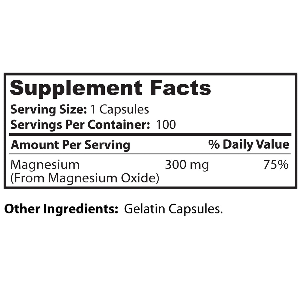 Pair of Dr. Clark Magnesium Oxide bottles in a pack of 2