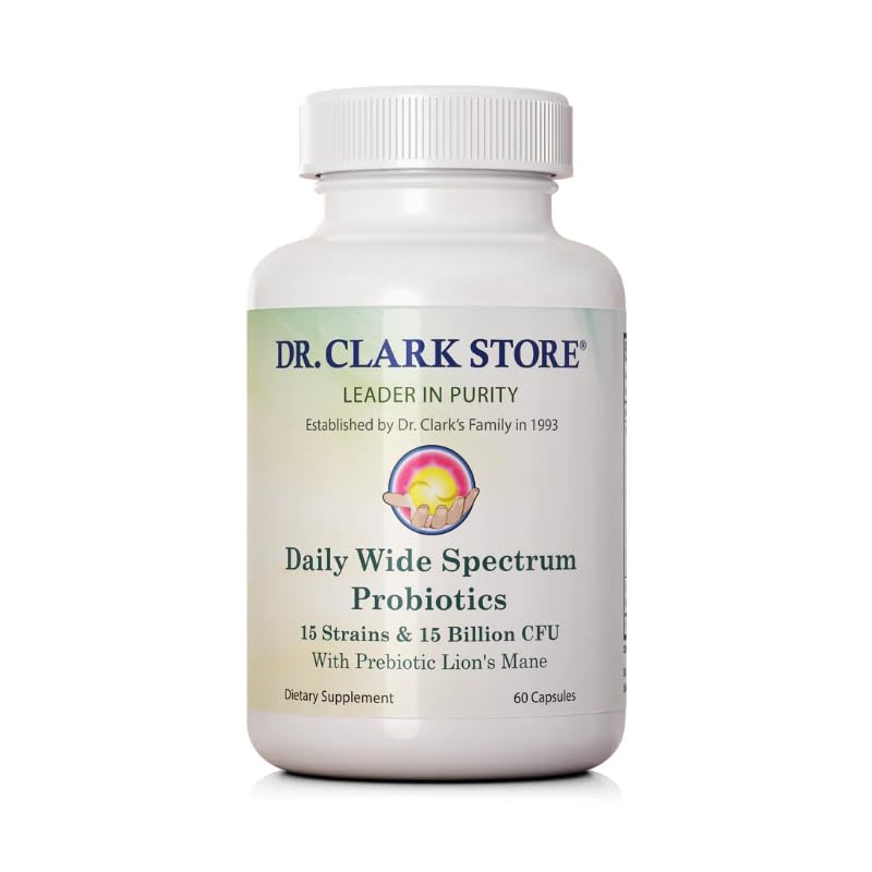 Dr Clark Store Daily Probiotics 15B CFU 60 capsules hero