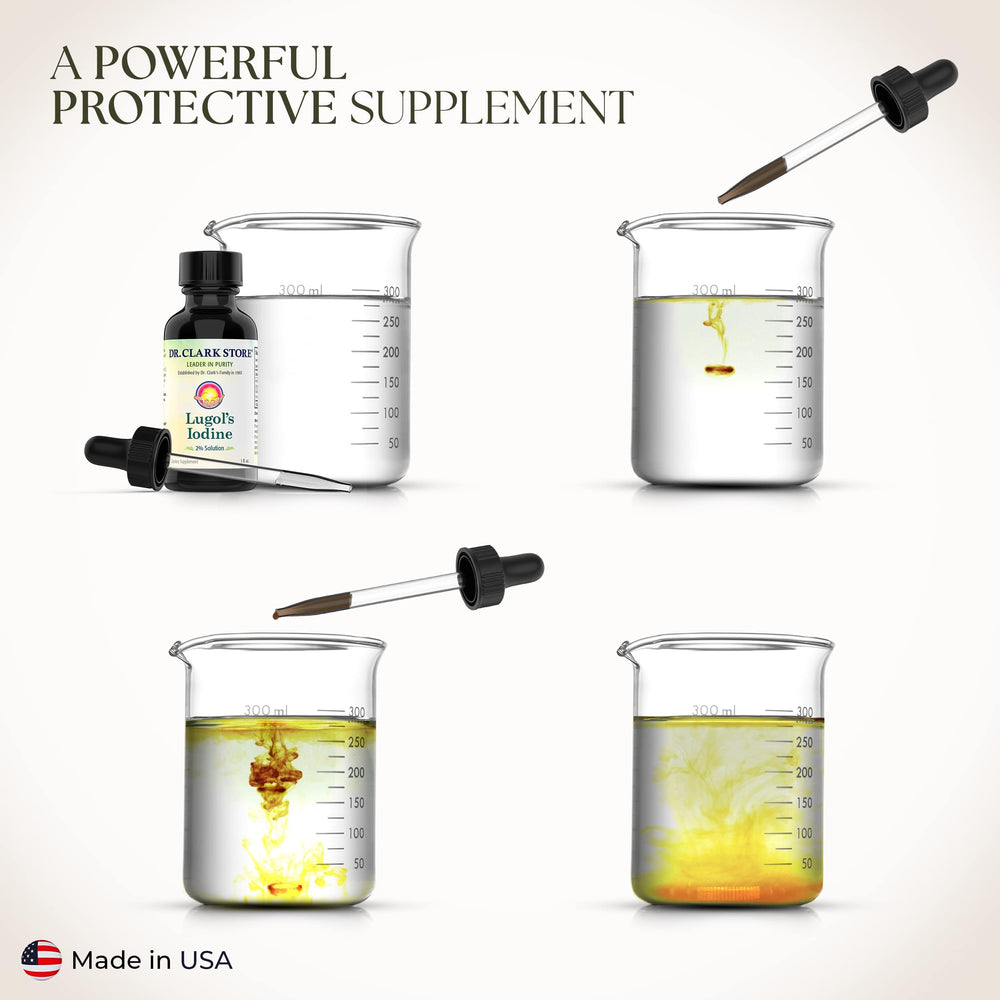Travel-friendly iodine kit from Dr Clark Store for on-the-go use