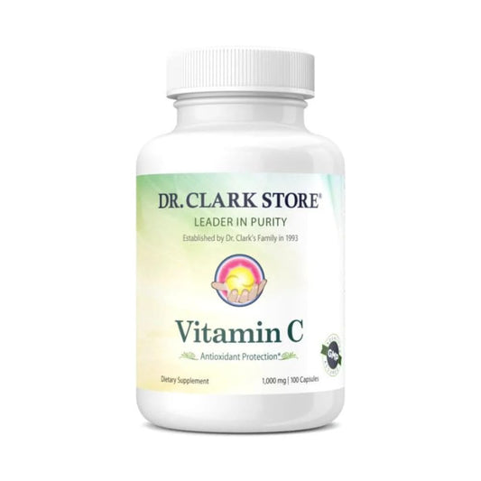 Bottle of Dr Clark Vitamin C 1000mg Liposomal immune support