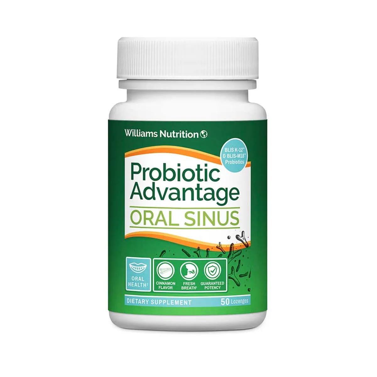 Front packaging for Healthy Directions Probiotic Advantage Oral Sinus Probiotics