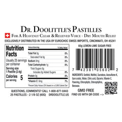 Glycerin and vitamin C rich composition of pastilles