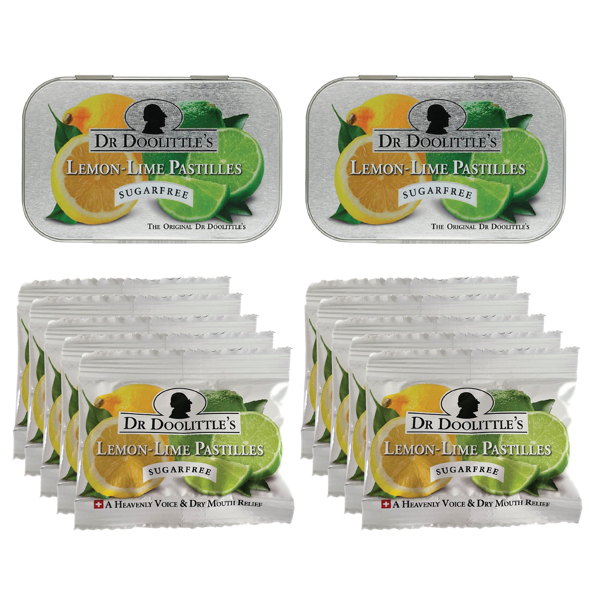 Hero image of Dr Doolittle's Sugar Free Soft Fruit Pastilles in Lemon Lime flavor