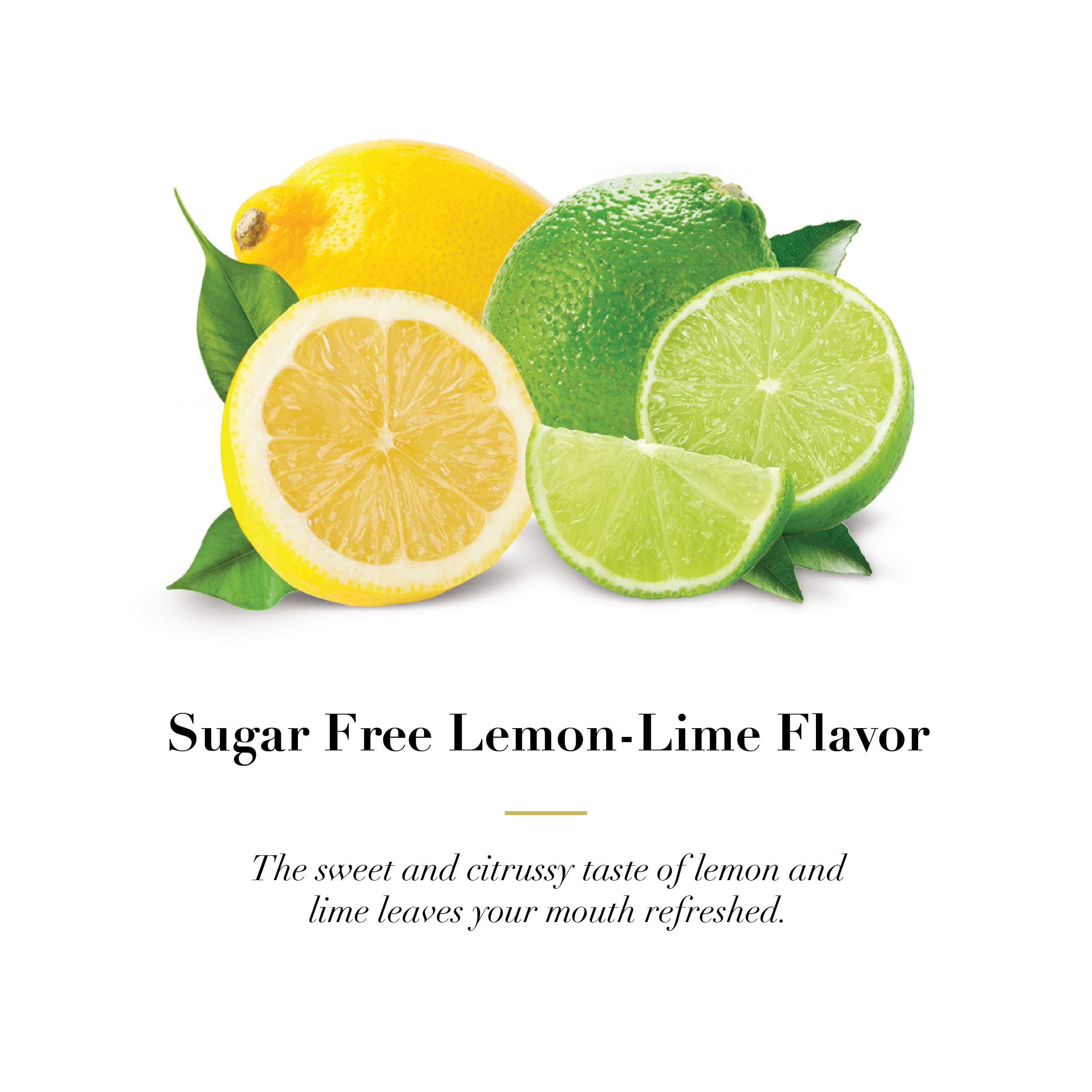 Travel size 0.33 oz bag of lemon lime pastilles