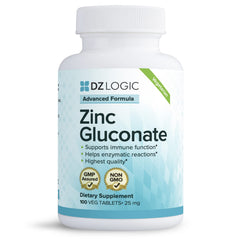 Dr. Dzugan Advanced Zinc Gluconate Formula bottle label
