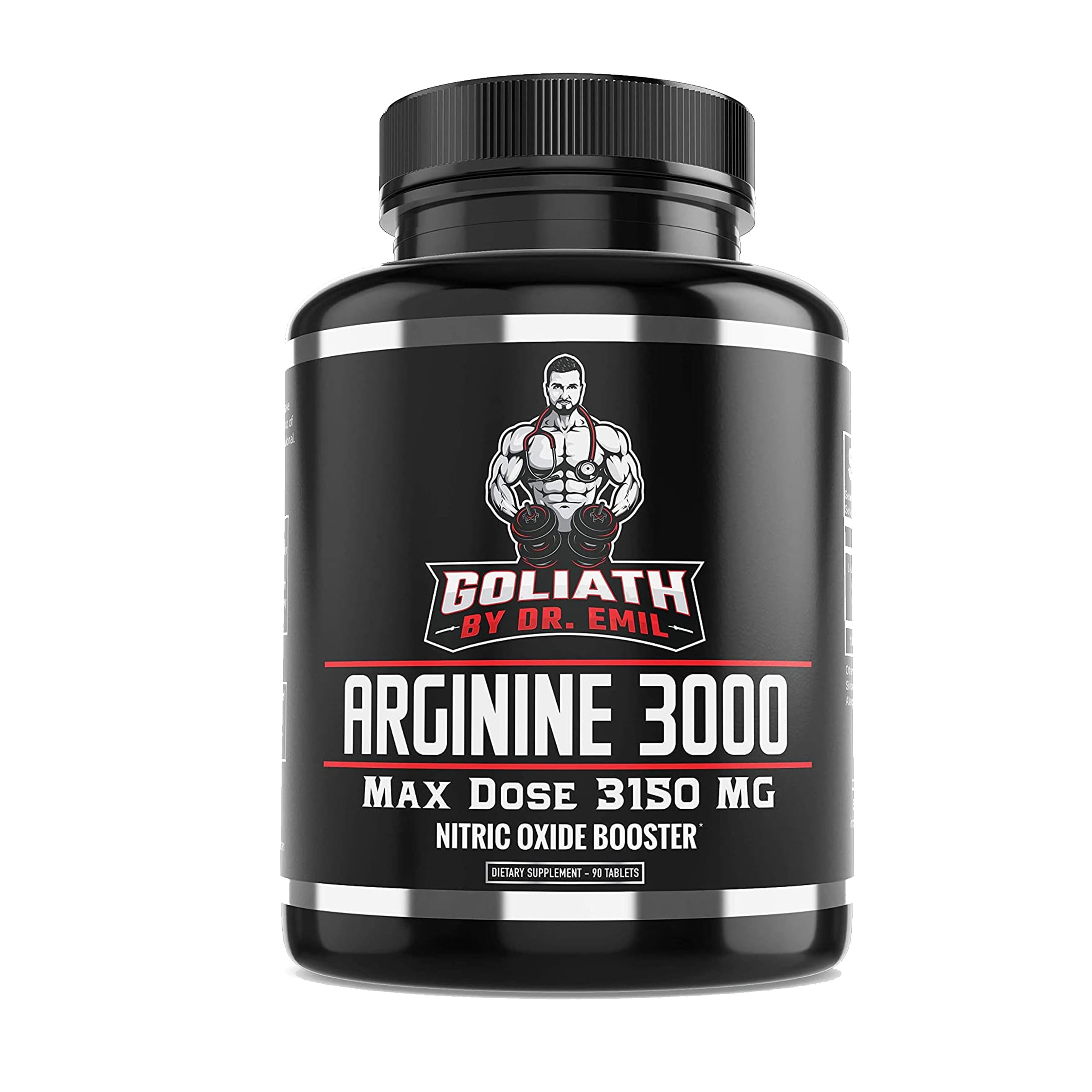 Dr. Emil L-Arginine 3150mg bottle with 90 tablets
