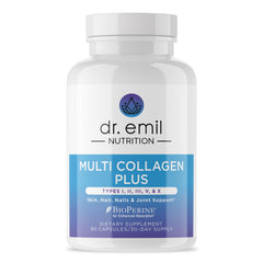 Bottle front of DR. EMIL NUTRITION Women's Multi Collagen Pills