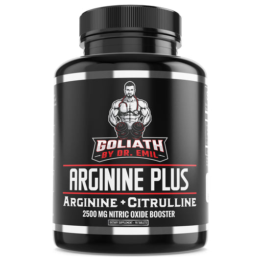 Dr. Emil's ARGININE Plus bottle - front view