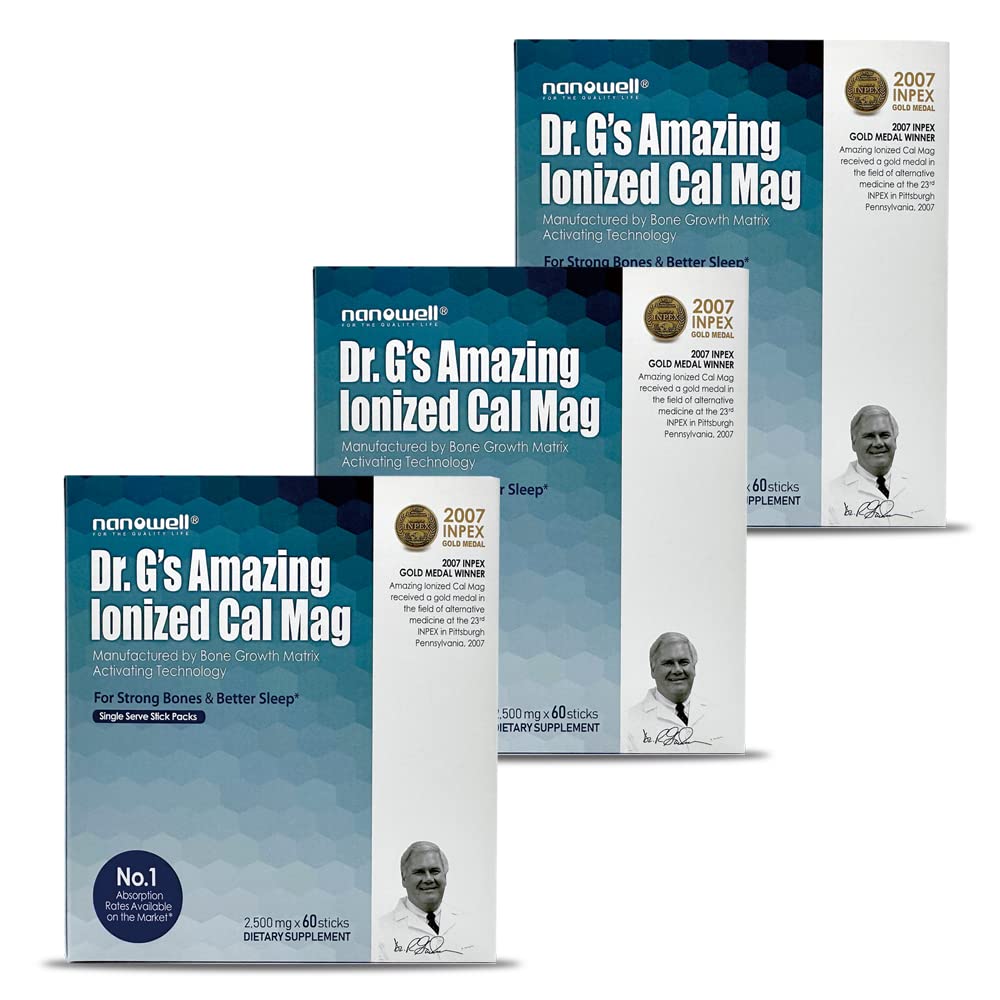 Dr G's Ionized CalMag powder stick box front