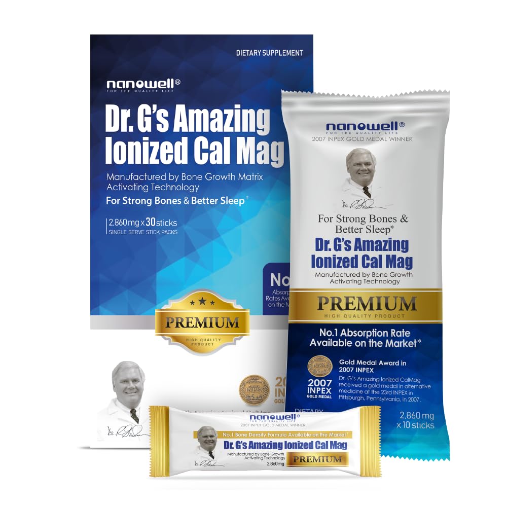 Dr. G Ionized Cal Mag 2860mg product packaging