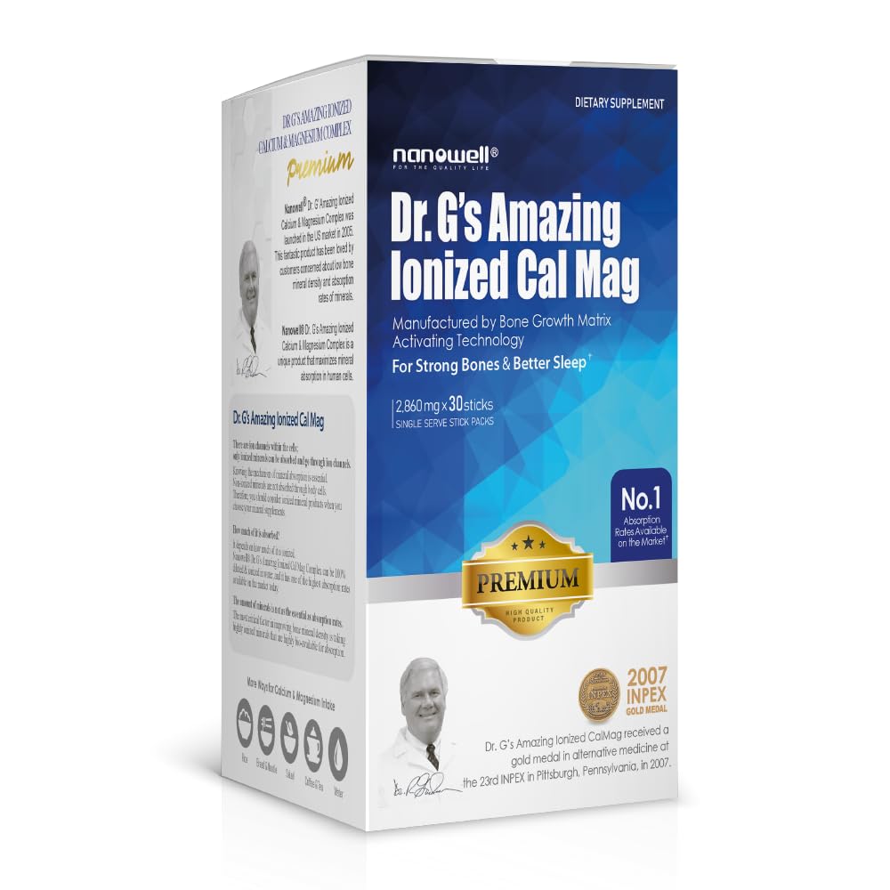 Illustration of ionized calcium and magnesium minerals