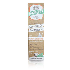Hero shot of Dr. Ginger's Coconut Oil Charcoal Toothpaste