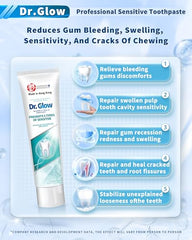 Graphic showing enamel remineralization with Dr. Glow
