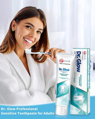 Adult toothpaste for sensitive teeth use