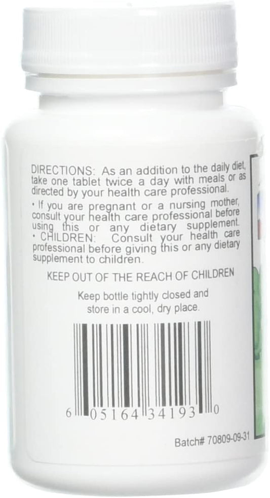 Close-up of Dr. Hans Nieper Lithium Orotate tablets, 120 mg each, 200-count bottle