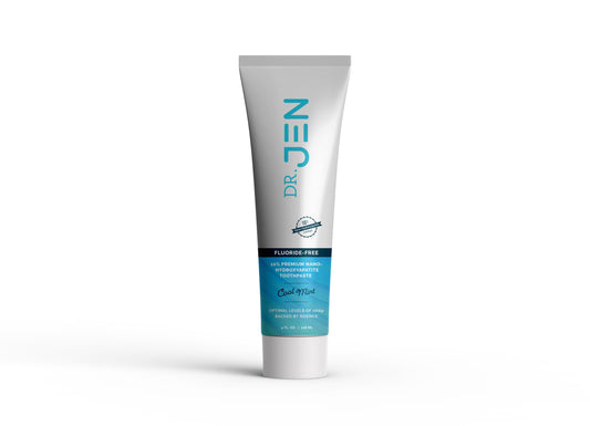 Dr. Jen's 10% Nano Hydroxyapatite Toothpaste bottle - Fluoride Free & Xylitol