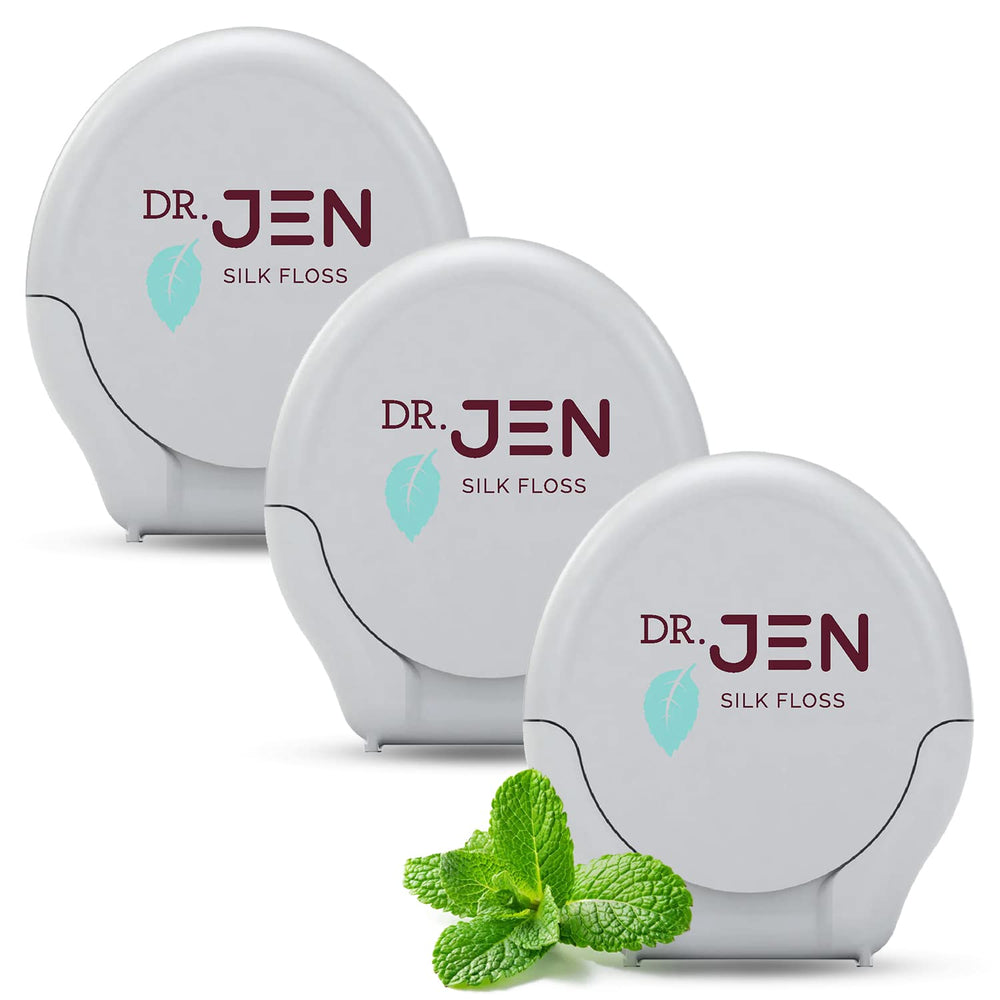 Dr. Jen Natural Silk Floss Mint – pack of 3, 99 ft each