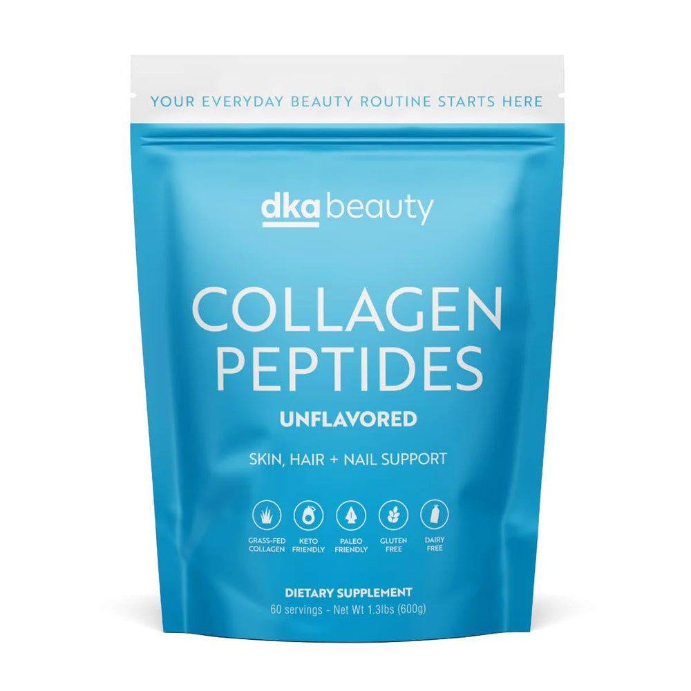 Dr. Kellyann Unflavored Collagen Peptides Powder bottle, 60 servings, grass-fed