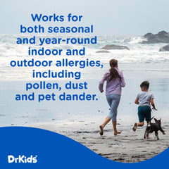 Dr. Kids fantasy fruit flavor communicates pleasant taste for kids.