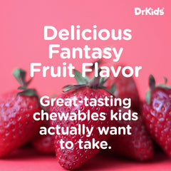 Dr. Kids label shows alcohol-free and sugar-free formula.