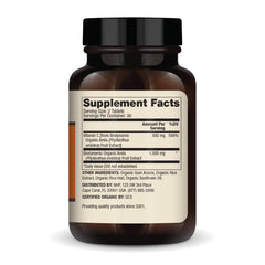 Close-up of Dr. Mercola Vitamin C Amla Extract capsules