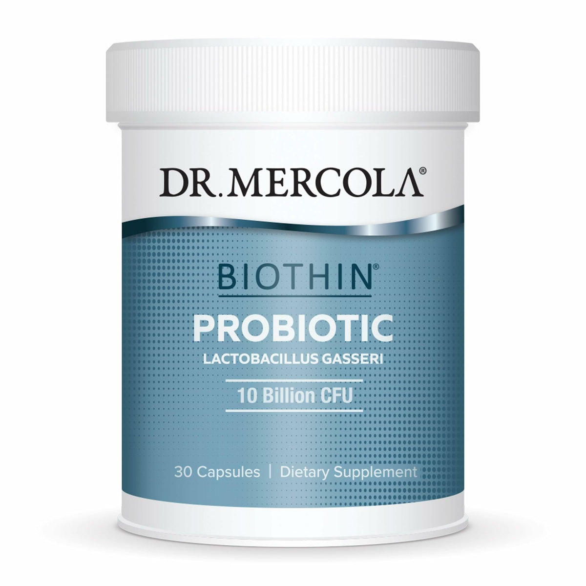 Bottle of Dr. Mercola Biothin Probiotic