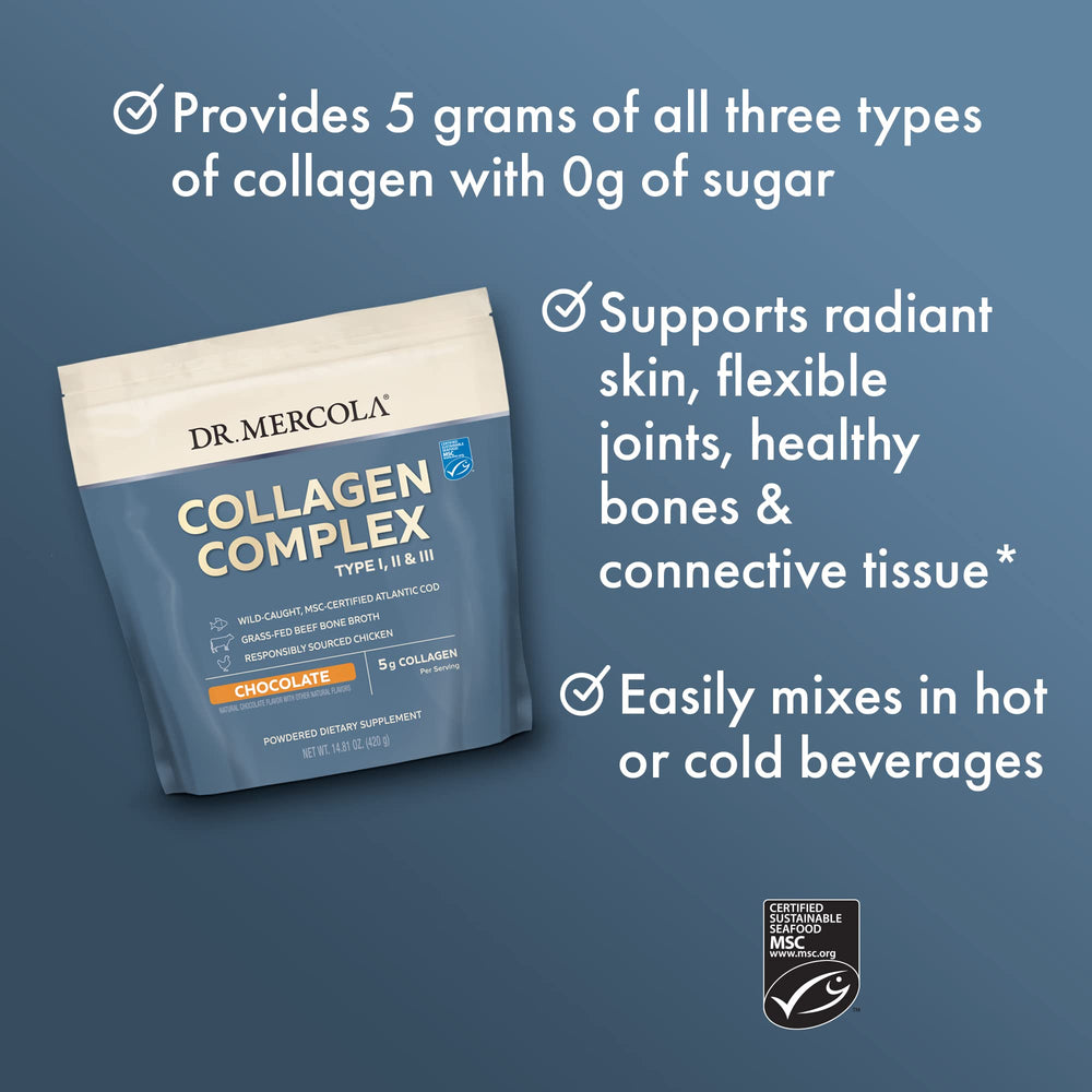 Ingredients highlight: marine collagen from deep-sea cod and multi-collagen blend