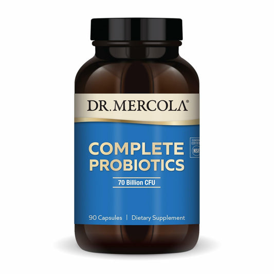 Dr. Mercola Complete Probiotics bottle front