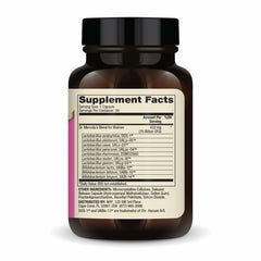 Side view of Dr. Mercola Complete Probiotics for Women bottle