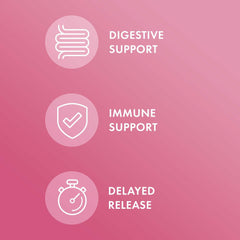 Label detailing ingredients and Lactobacillus strains
