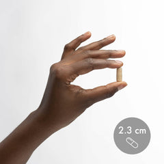 Back packaging showing dosage and serving size information