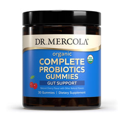 Front label of Dr. Mercola Complete Probiotics Gummies, 30 servings