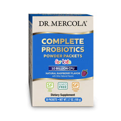 Front of Dr. Mercola Complete Probiotics for Kids packaging