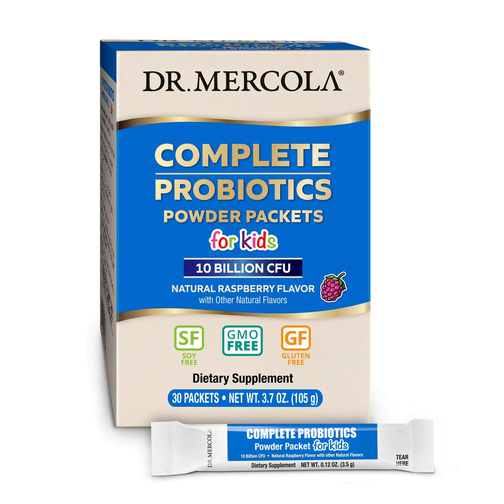 Product label showing 30 packets and 10 strains