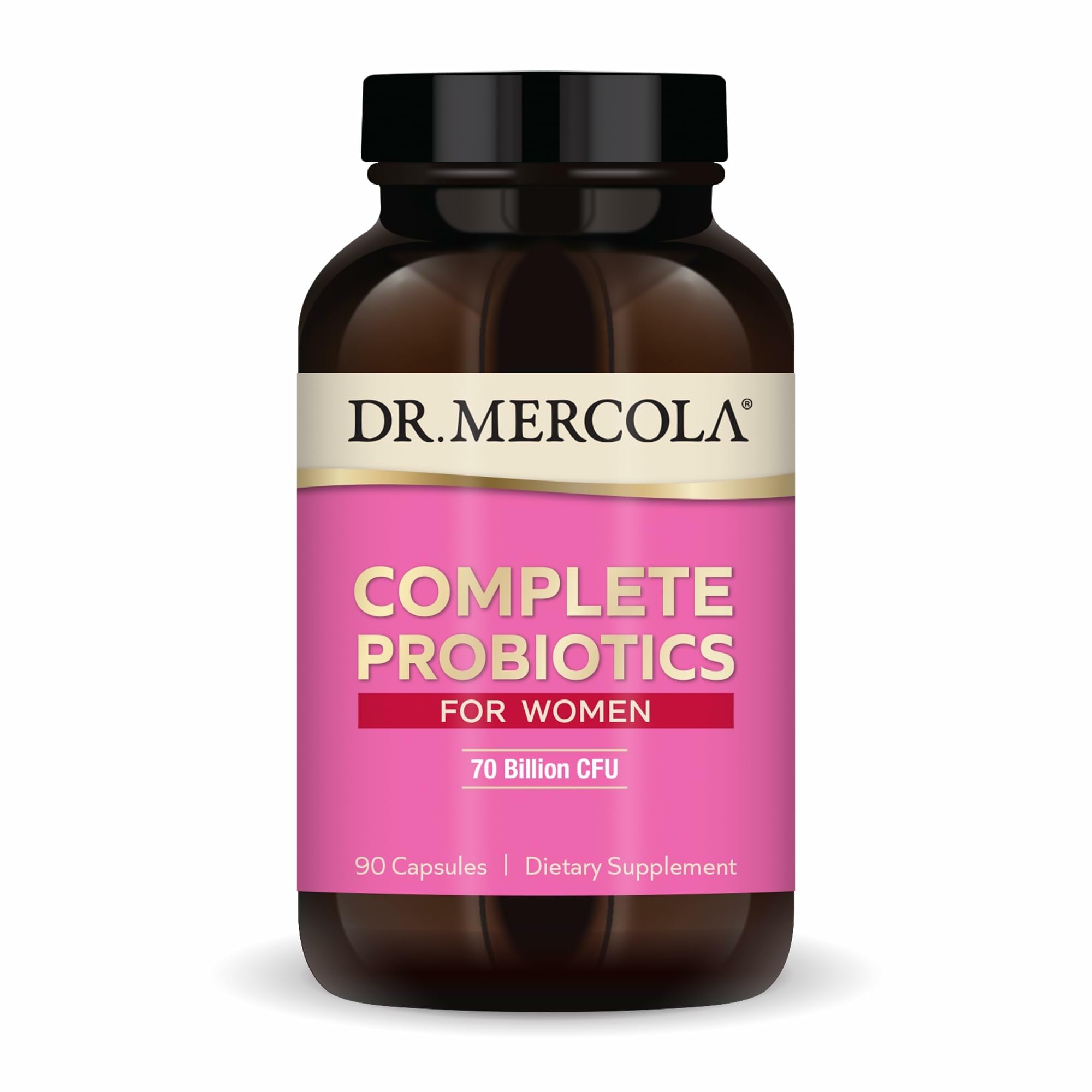 Dr. Mercola Complete Probiotics for Women bottle label