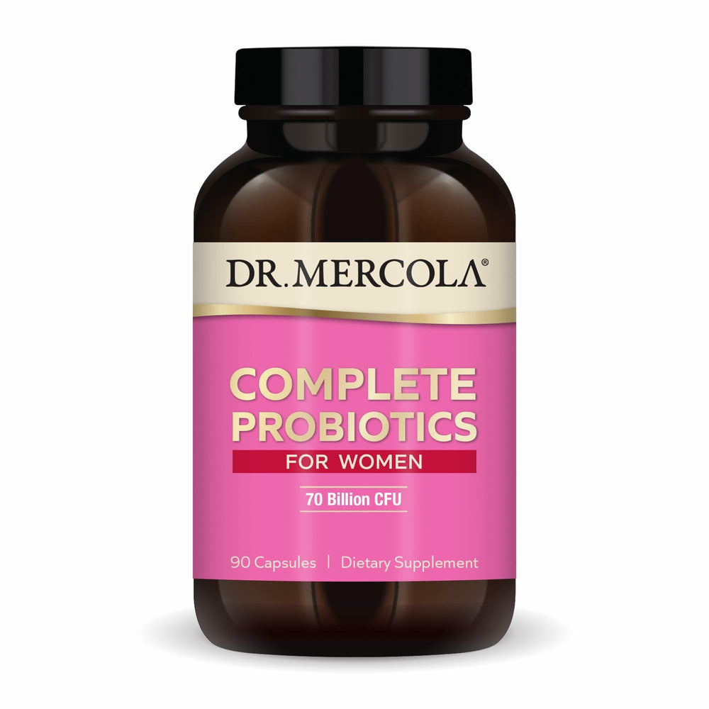 Dr. Mercola Complete Probiotics for Women bottle label