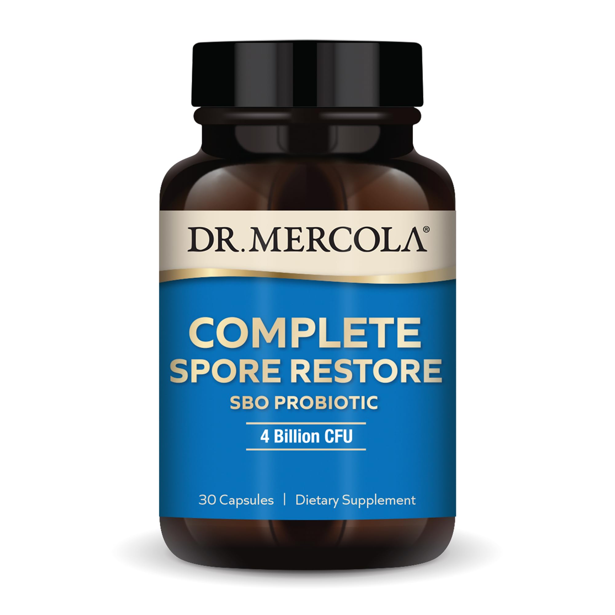 Dr. Mercola Complete Spore Restore bottle front view