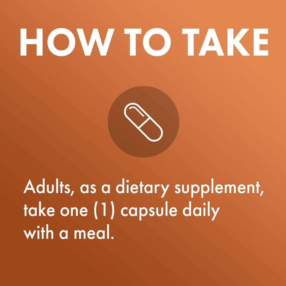 Ingredient panel and nutrition facts for Curcumin Advanced