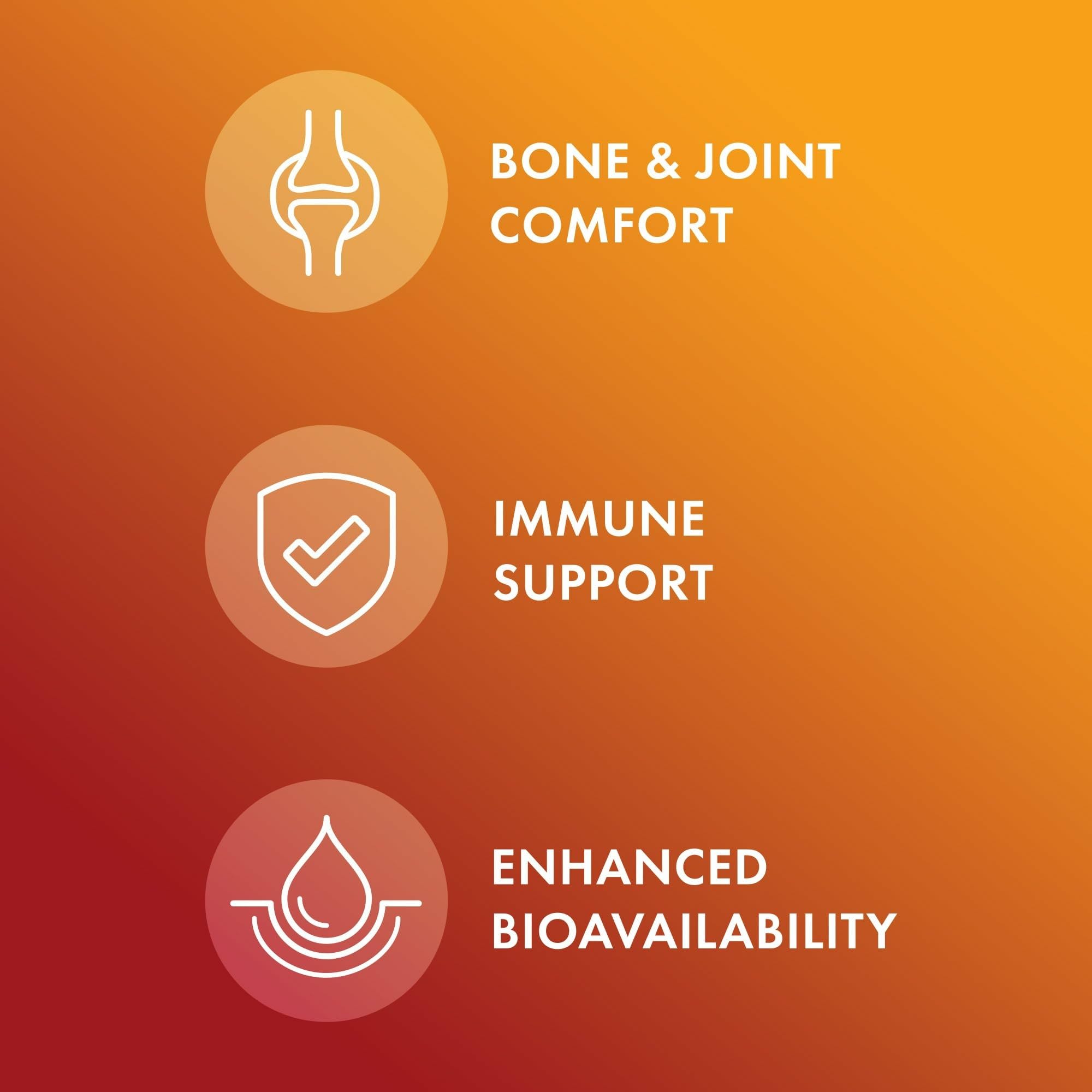 Illustration showing D3 and K2 ingredients and synergy