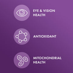 Capsules close-up of Dr. Mercola Eye Support for vision nutrition