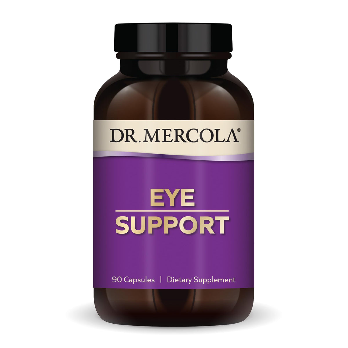Dr Mercola Eye Support bottle with capsules