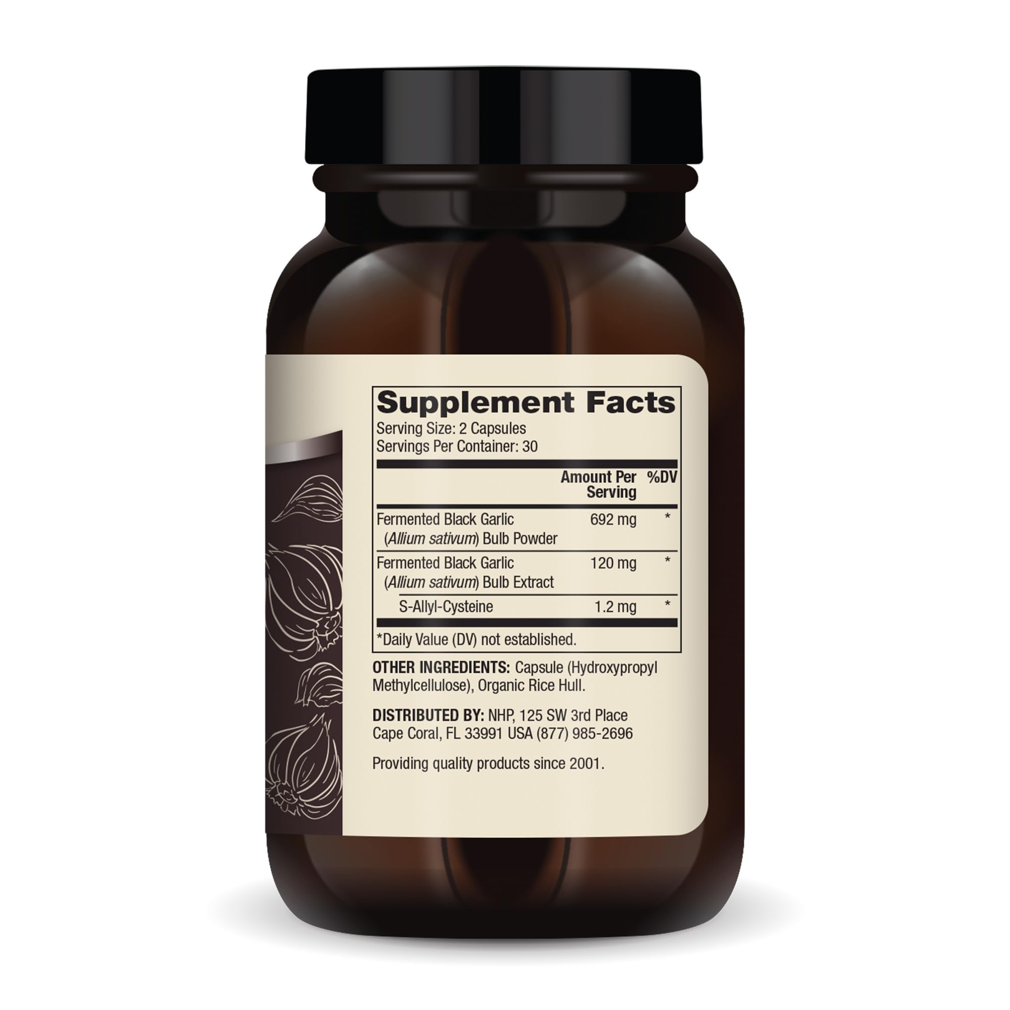 Gentle drying and stability process preserves high quality fermented black garlic