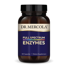 Dr. Mercola Full Spectrum Enzymes bottle label