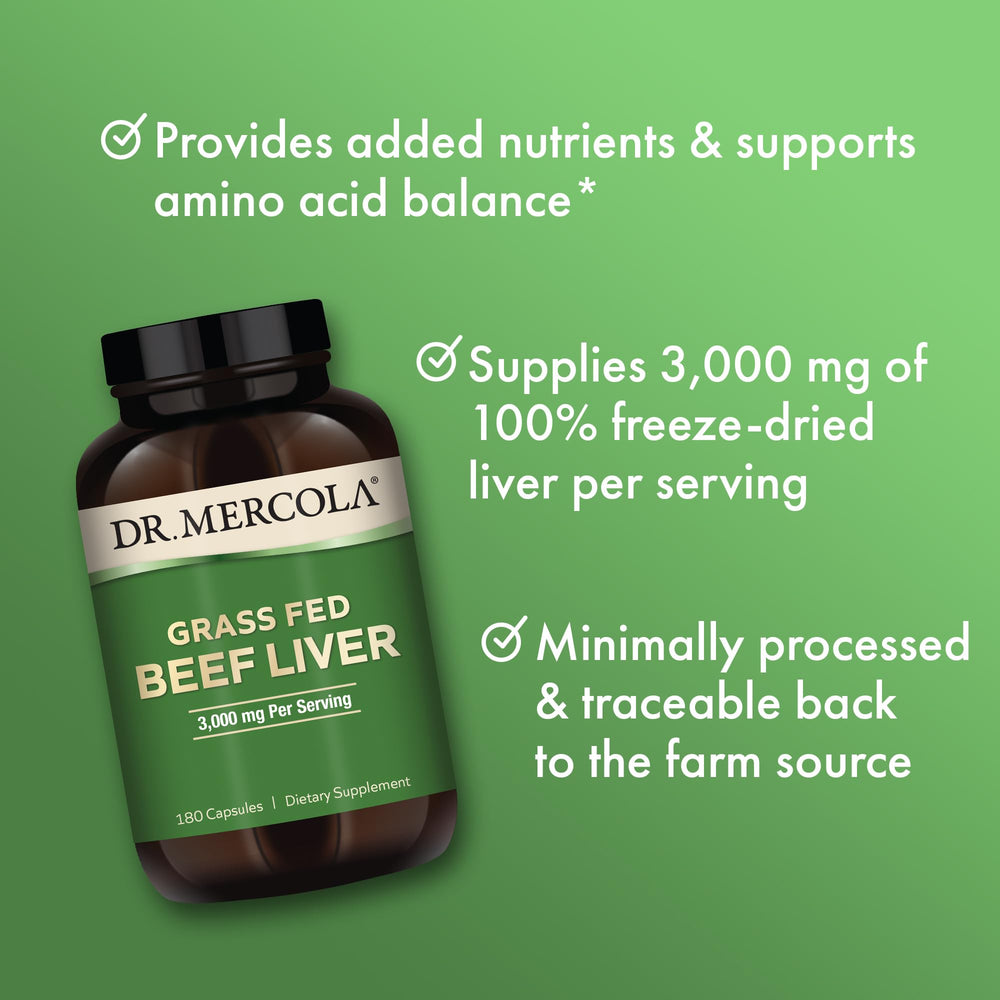 HPMC plant-based capsules housing the beef liver supplement
