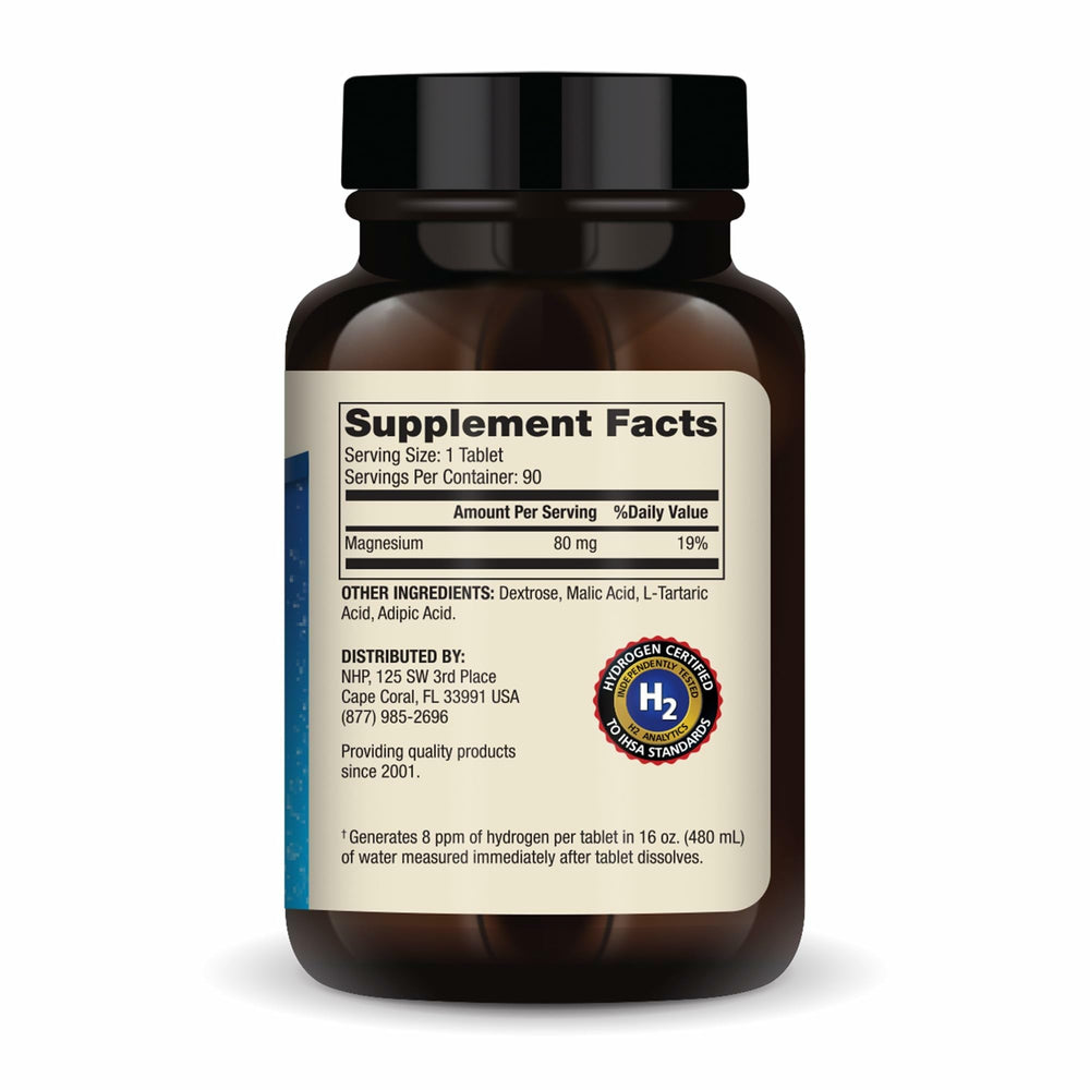 Close-up of elemental magnesium used in the supplement