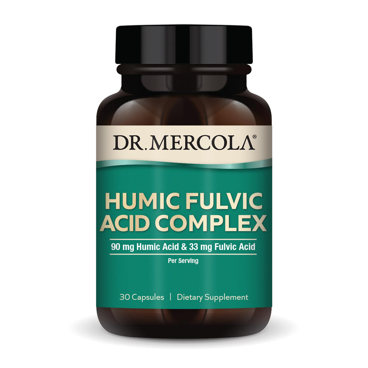 Dr. Mercola Humic Fulvic Acid Complex bottle - 30 capsules
