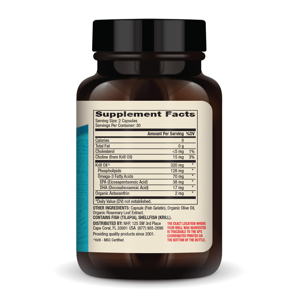 Krill Oil for Kids capsules in bottle